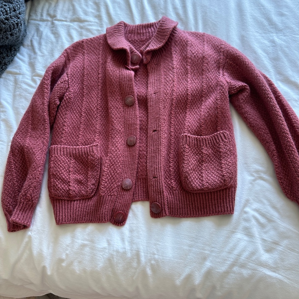 Wool Cherry Pink Sweater